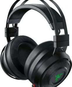 Razer - Nari Ultimate Wireless THX Spatial Audio Gaming Headset for PC, PS5, and PS4 - Gunmetal